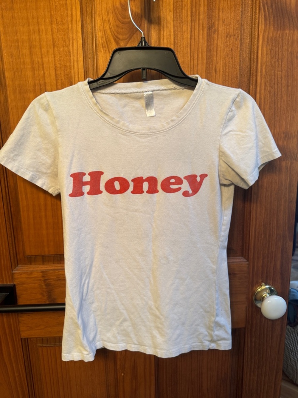 White T-Shirt - Honey